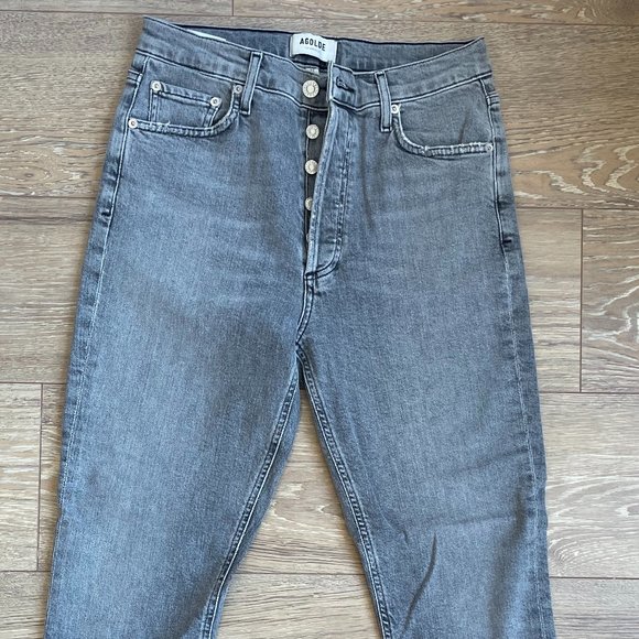 AGOLDE Nico High-Rise Skinny Jeans Size 27 - Picture 4 of 12